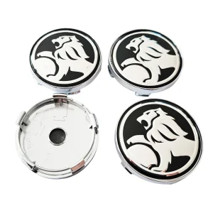 holden wheel centre caps holden 60mm black lion set of 4