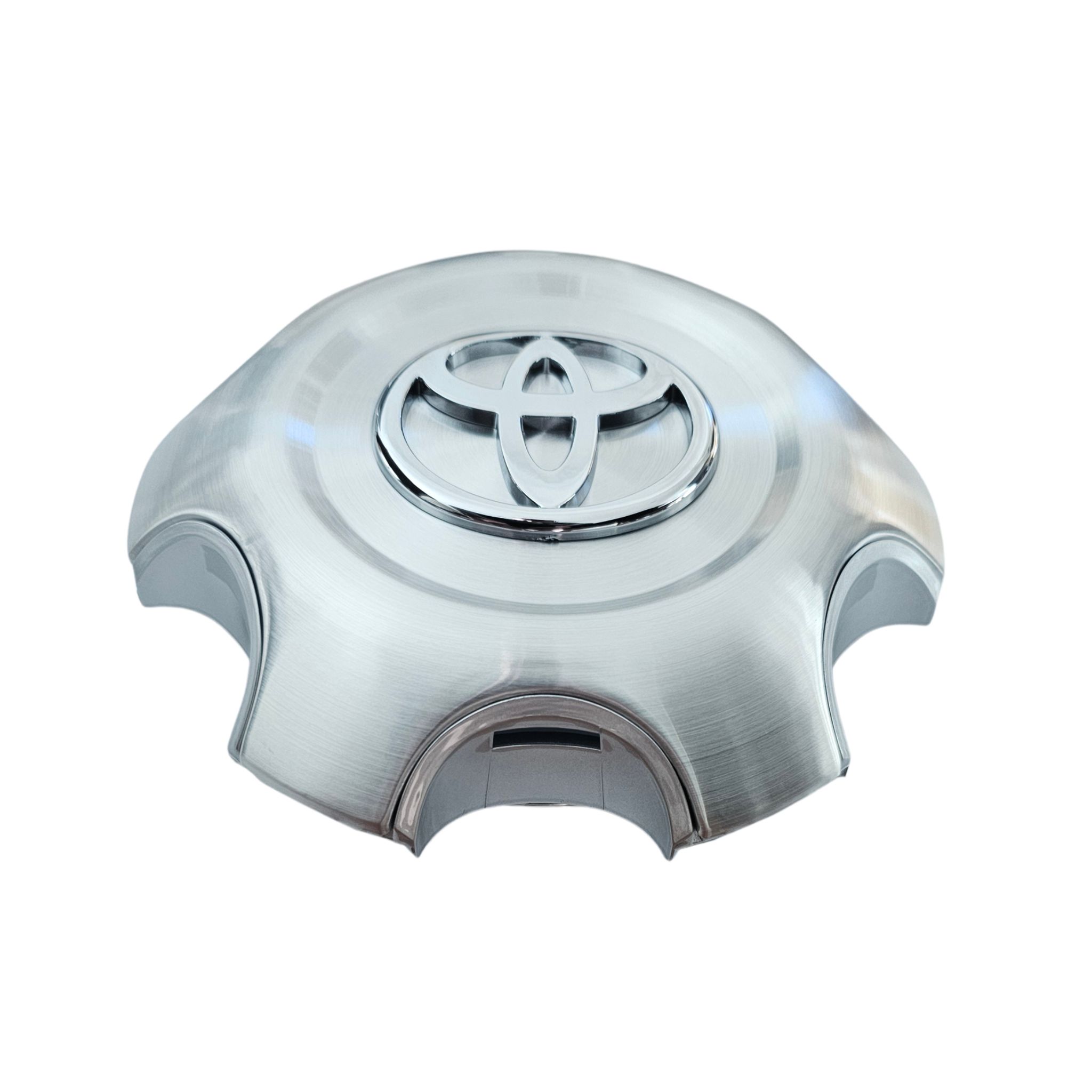 Replacement Toyota Prado 4Runner 17-inch alloy wheel centre cap 2003–2009 on a white background